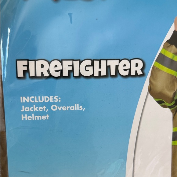 Spirit Firefighter Costume Set with Black Helmet - Picture 2 of 6